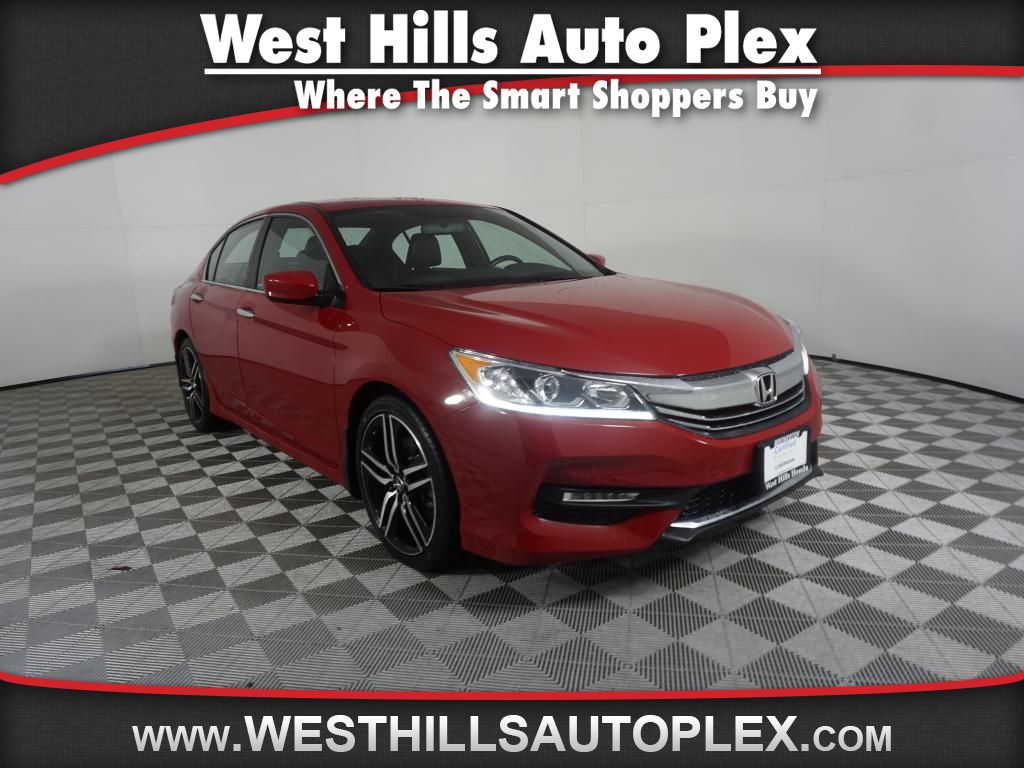 Certified Pre Owned 2017 Honda Accord Sport Se 4 Door Sedan In