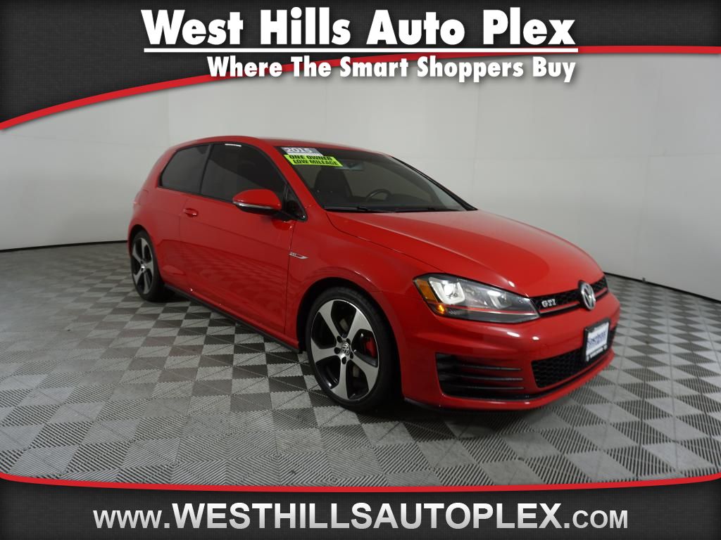 Certified Pre Owned 2015 Volkswagen Golf Gti S 4 Door Hatchback In